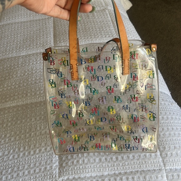 Dooney and Burke clear tote bag - Picture 4 of 5